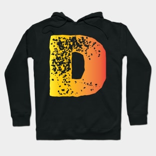 Letter D Letter Art Hoodie